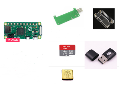 Kit Raspberry Pi Zero 5 - Imagem 1