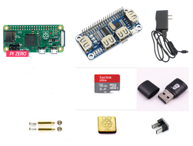 Kit Raspberry Pi Zero 6 com plugue UK - Imagem 1