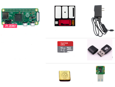 Kit Raspberry Pi Zero 7 Plug AU - Imagem 1