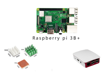 Raspberry Pi 3 B+ Kit 3 em 1 em caixa de papel - Imagem 1