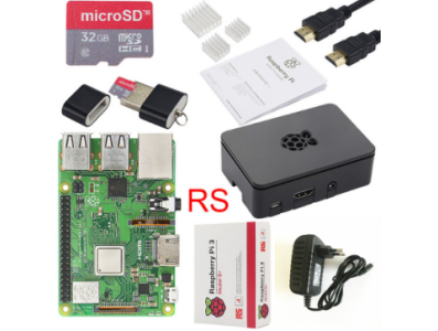 Raspberry Pi 3 B+ kit 7 em 1 em caixa de papel - Imagem 1