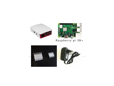 Kit 4 em 1 Raspberry Pi 3 B+ em caixa de papel - Imagem 1