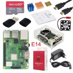 Raspberry Pi 3 B+ E14 Kit B&aacute;sico