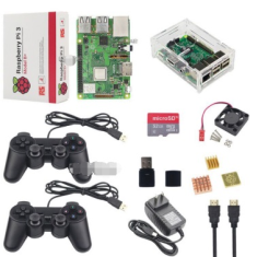 Kit controlador para Raspberry Pi 3 B+ em embalagem de papel