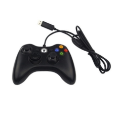 Controle USB para jogos com empunhadura vibrat&oacute;ria