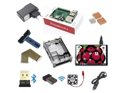 Kit Inicial Completo Raspberry Pi 3 B V6 - Imagem 1