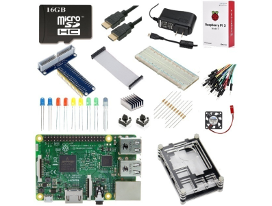 Kit Inicial Completo Raspberry Pi 3 B V7 - Imagem 1
