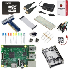 Kit Starter Completo Raspberry Pi 3 B V7
