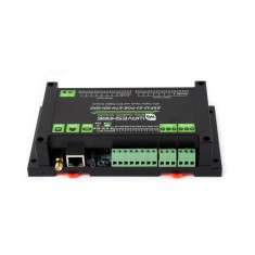 Controlador Industrial Waveshare ESP32-S3, 8 Entradas e 8 Sa&iacute;das, PoE, Ethernet, RS485 e CAN