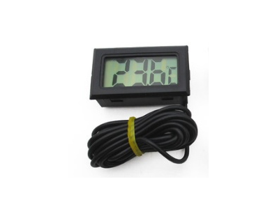 Detector e term&ocirc;metro digital de &aacute;gua TPM-10 com LCD, preto e cabo de 1 m - Imagem 7
