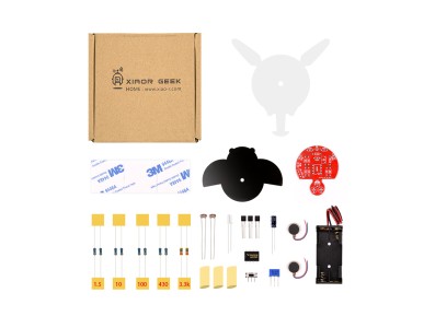 Kit de Rob&oacute;tica Fa&ccedil;a Voc&ecirc; Mesmo Rob&ocirc; Vaga-lume Fotossens&iacute;vel em Caixa de Papel (sem bateria) - Imagem 2