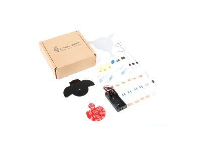 Kit de Rob&oacute;tica Fa&ccedil;a Voc&ecirc; Mesmo Rob&ocirc; Vaga-lume Fotossens&iacute;vel em Caixa de Papel (sem bateria) - Imagem 4