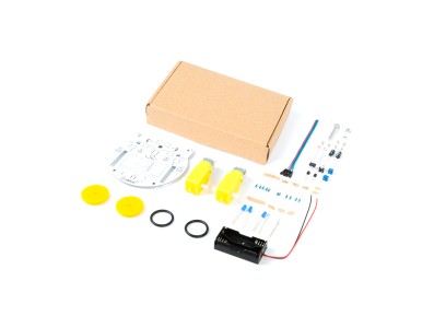 Kit DIY Mini Rob&ocirc; Rastreador para Gatos em Caixa de Papel - Imagem 3