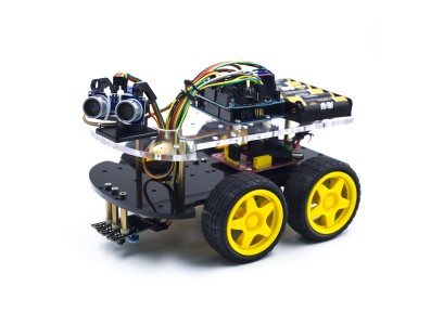 Kit chassi 4WD multifuncional com UNO R3 e mini breadboard 170 pontos - Imagem 12