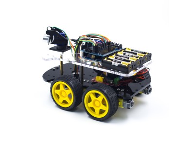 Kit chassi 4WD multifuncional com UNO R3 e mini breadboard 170 pontos - Imagem 13