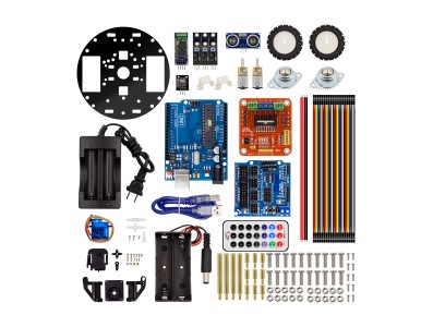 Kit de Rob&oacute;tica E5-1 Carro Tartaruga Inteligente Su&iacute;te de Aprendizado - Imagem 3