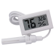 FY-12 Mini Term&ocirc;metro e Higr&ocirc;metro Digital LCD com fio de 1,5 m, Branco - Thumb - 1