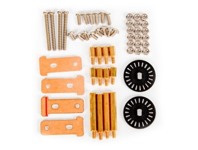 Kit Chassi 2WD DIY Mini Redondo com Plataforma Dupla para Carro Rob&ocirc; Inteligente - Imagem 3