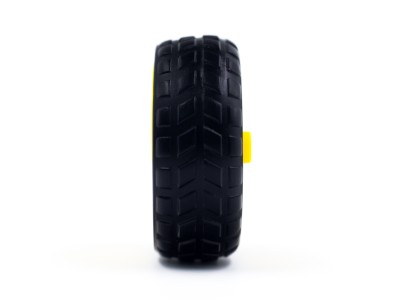 Roda e pneu para rob&ocirc; Smart Car grau B - Imagem 4