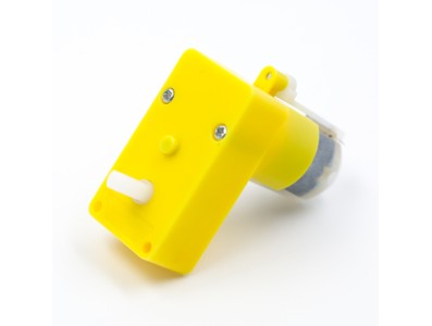 Kit Carro Rob&ocirc; em L com eixo &uacute;nico e motor DC 3-6V DIY - Imagem 5