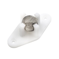 Roda universal W420 com esfera de a&ccedil;o