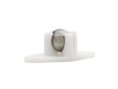 Roda universal W420 com esfera de a&ccedil;o - Imagem 2