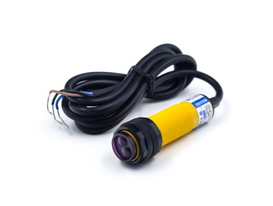 Sensor interruptor infravermelho E18-D80NK 5V ajust&aacute;vel 3 a 80 cm - Imagem 1