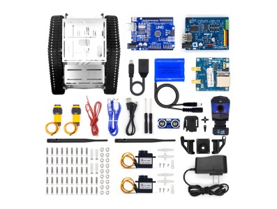 Kit Carro Rob&ocirc; Wi‑Fi para Arduino com C&acirc;mera HD DS Robot, kit educacional para crian&ccedil;as - Imagem 2