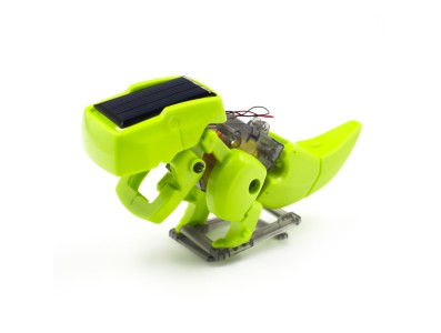 Kit de Rob&oacute;tica 4 em 1 3D Fa&ccedil;a Voc&ecirc; Mesmo, Dinossauro Rob&ocirc; Movido a Energia Solar Ecol&oacute;gico - Imagem 2