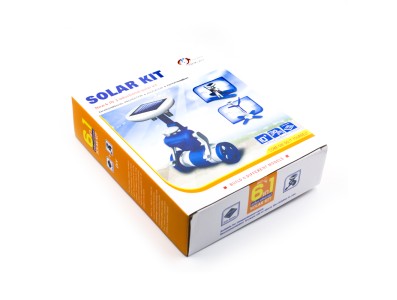 Kit de Rob&oacute;tica 6 em 1 Solar Recarreg&aacute;vel Fa&ccedil;a Voc&ecirc; Mesmo Brinquedo Educacional Infantil - Imagem 3