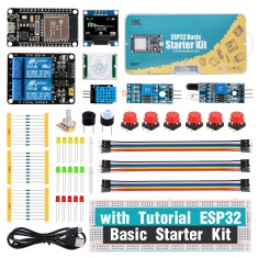 Kit B&aacute;sico de Inicia&ccedil;&atilde;o ESP32 WiFi IoT, Placa de Desenvolvimento Educacional