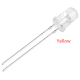 LED amarelo 3 mm, corpo transparente (water clear), terminais 28 mm - Thumb - 7