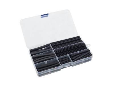 Conjunto de 21 tubos termorretr&aacute;teis de silicone coloridos 6,0 mm em bolsa - Imagem 1