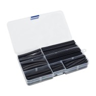 Conjunto de 21 tubos termorretr&aacute;teis de silicone coloridos 6,0 mm em bolsa