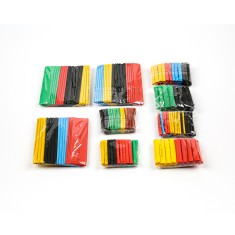 Kit educacional 328 pe&ccedil;as de tubos termorretr&aacute;teis coloridos n&atilde;o retardantes de chama