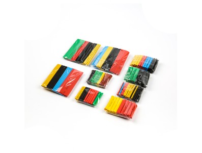 Kit educacional 328 pe&ccedil;as de tubos termorretr&aacute;teis coloridos n&atilde;o retardantes de chama - Imagem 3