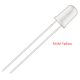 LED amarelo 5 mm, lente transparente, perna 18 mm - Thumb - 1