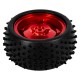 Roda vermelha 85 mm para carro rob&oacute;tico inteligente, superf&iacute;cie com 38 mm de largura - Thumb - 6