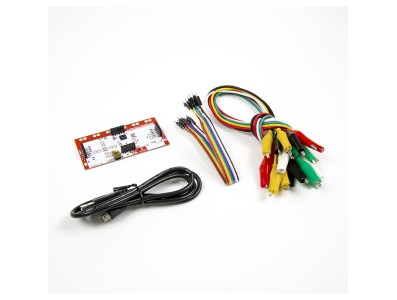 Makey Set Deluxe Kit com cabo USB, clipes jacar&eacute; Dupond e caixa de papel - Imagem 2