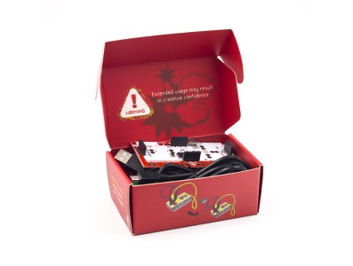 Kit Makey Set Deluxe com cabo USB, linha Dupond e garras jacar&eacute; para crian&ccedil;as, instru&ccedil;&otilde;es em ingl&ecirc;s, caixa vermelha - Imagem 5