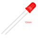 LED 10 mm vermelho com perna 28 mm - Thumb - 1