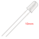LED branco 10 mm com perna de 28 mm - Thumb - 1