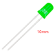 LED verde 10 mm com perna de 28 mm - Thumb - 1
