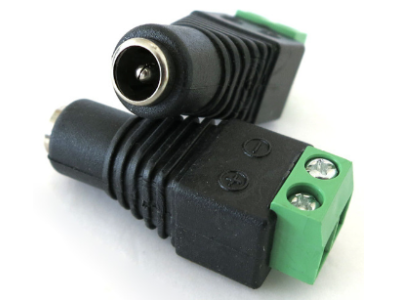 Conector adaptador jack DC f&ecirc;mea 2,1 x 5,5 mm - Imagem 1