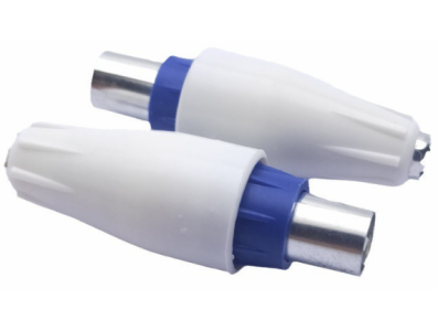 Conector RF macho reto para cabo TV - Imagem 1