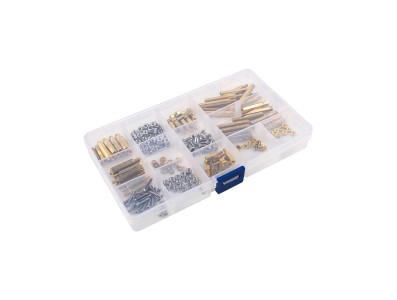 Kit com 210 pe&ccedil;as de parafusos, fixadores e espa&ccedil;adores - Imagem 3