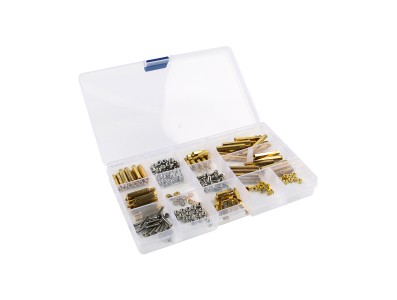 Kit com 210 pe&ccedil;as de parafusos, fixadores e espa&ccedil;adores - Imagem 6