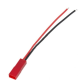 Conector JST 2 pinos f&ecirc;mea com cabo 1007 22AWG 10 cm - Thumb - 1