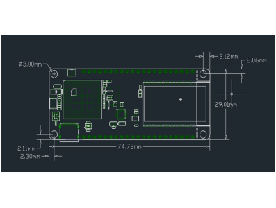 M&oacute;dulo TTGO T-Call V1.4 ESP32 sem solda &ndash; SIM800L, antena, slot para cart&atilde;o SIM e chip CH9102F - Imagem 4