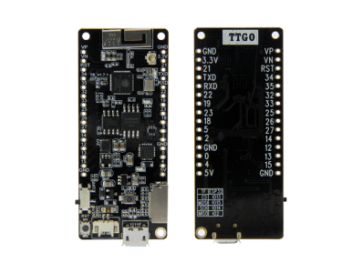 Placa TTGO T8 V1.7 ESP32-WROVER n&atilde;o soldada, 8MB PSRAM, slot para cart&atilde;o TF, antena 3D, WiFi e Bluetooth, MicroPython - Imagem 4